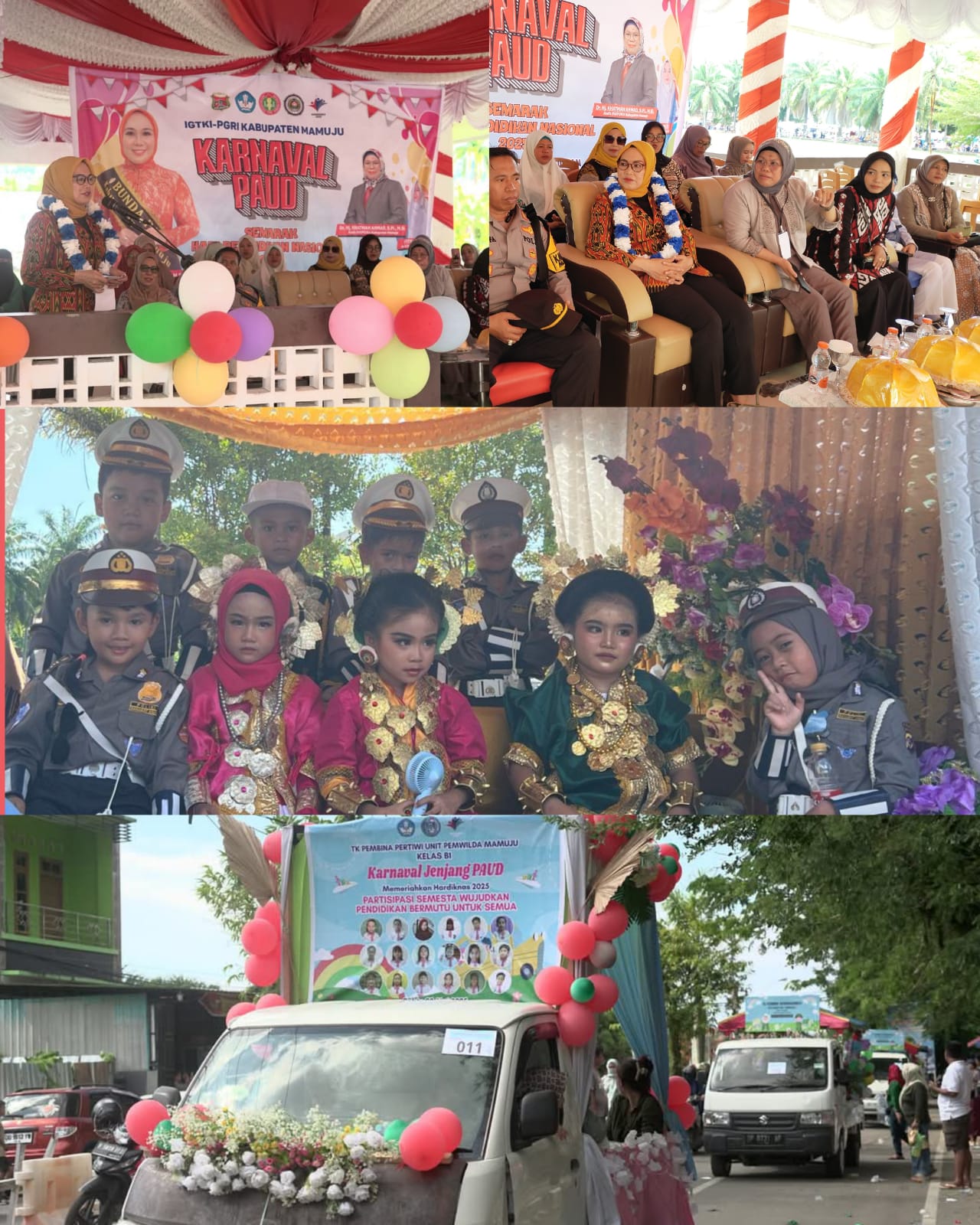 Karnaval PAUD IGTKI-PGRI Kabupaten Mamuju Dalam Rangka Semarak Hari Pendidikan Nasional “PARTISIPASI SEMESTA WUJUDKAN PENDIDIKAN BERMUTU UNTUK SEMUA”